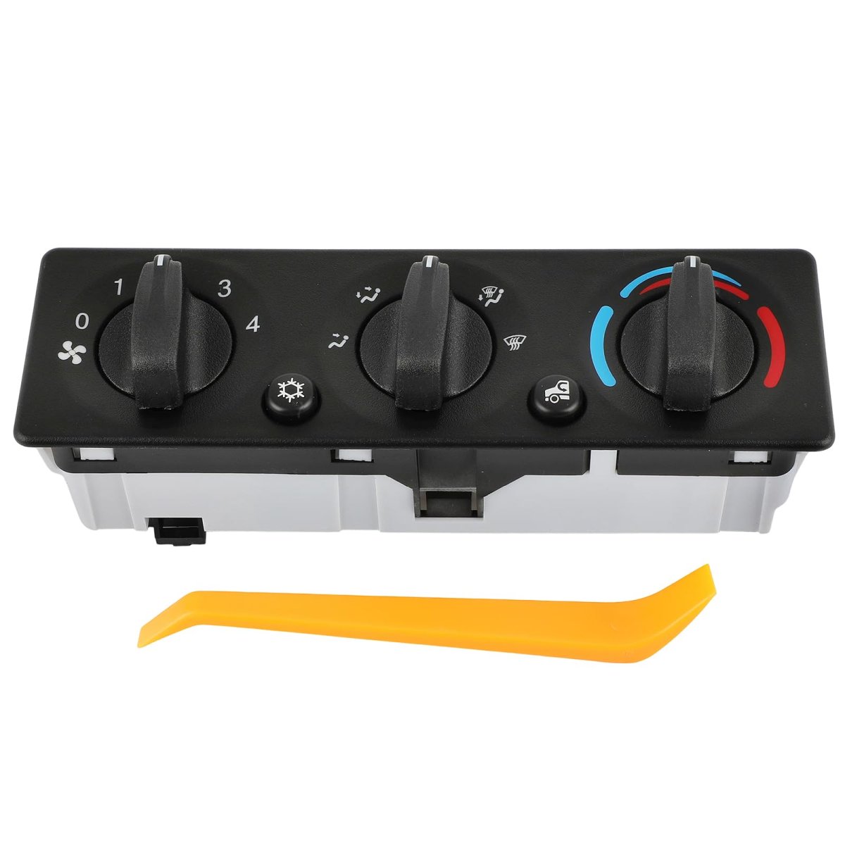 Hvac Control Panel For Peterbilt Climate Module Replacement Q21-6119 Abs Pc Shell With Metal Core Knobs 337 8 3l And Other