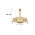 Uxcell Upholstery Nails Tacks 11mmx10mm Flat Head Furniture Gold Tone For Sofa Headboards 150 Pcs