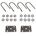 Trailer U Bolt Kit 7 Inch Axle 1 2 Diameter For Double Eye Leaf Spring Connect At Vehicless Boat Trailer 5200lbs-7000lbs Axles