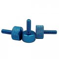 M3 Knurled Thumb Screws Aluminium Alloy Multicolor 20-pcs M3 X 10 Mm Red
