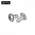 Uxcell Self-tapping Screws 4x1 4 200pcs Phillips Self Tapping Screw 304 Stainless Steel