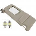 Ocpty Right Passenger Side Beige Sun Visor Without Sunroof Fit For 2006 2007 2008 2009 2010 2011 Toyota Camry 74320-06780-e0