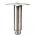 4 Tall Stainless Steel Tubular Leg 