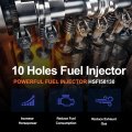 Fuel Injector 0280158130 2 5l For Nissan Altima 2007 To 2013 Rogue 2008 Select 2014 2015 Sentra 2012 1pc 10 Holes