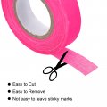 Uxcell 4rolls Neon Gaffers Cloth Tape 0 6 Inch X 16 5 Ft Glow In The Dark Fluorescent Adhesive Black Light For Party Home