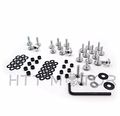 Silver Round Normal Fairing Bolts Screw For 2003 2004 Suzuki Gsxr1000 Gsx-r 1000 B00yykgck4 