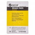 Niche Brake Pad Set For Ducati 998s Monster S4rs 61340301a 61340081a 61340541a Front Rear Organic