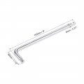 Uxcell 3 Pcs 1 4 Drive Socket Breaker L Shape Extension Bar Wrench Cr-v