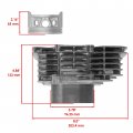 Caltric Cylinder Kit Compatible With Honda Foreman 450 Trx450 4x4 Es S 1998-2004