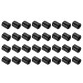 32pcs Aluminum Spacers 5mm Id X 9mm Od 10mm Length Screw Standoff Bushing Plain Finish Unthreaded Metal Round Spacer For M5 