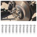 10pcs M12x1 50 Wheel Stud 90113s5h005 610-269 Steel Bolts Replacement Lug Kit For Acura Honda 