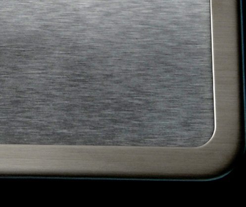 Stainless Steel Slimline License Plate Brush Frame