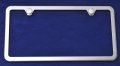 Stainless Steel Slimline License Plate Brush Frame 