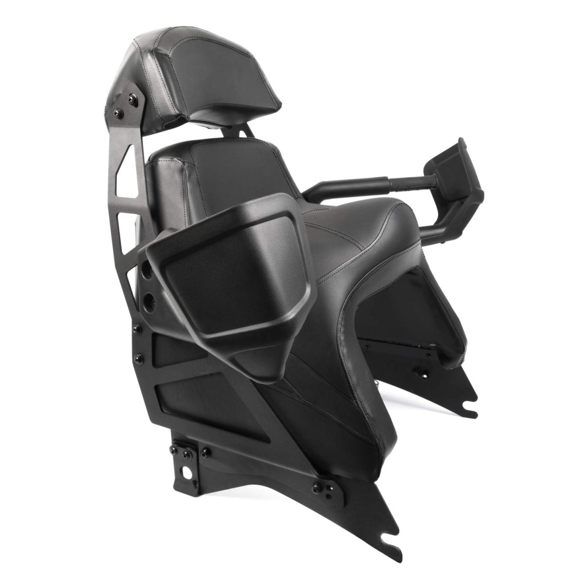 Seatjack Replacement Passenger Backrest Black Vinyl And Foam Part 000148