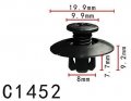 Autobahn88 Protector Fuel Tube Clip Compatible With Nissan Oem 175750w010 Pack Of 20
