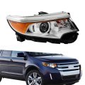 1pc Replacement For Edge 2011-2014 Right Side Headlight Headlamp Assembly Halogen Housing Chrome Bt4z13008a Fo2503292 