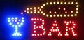 Open Bar Led Neon Business Motion Light Sign On Off With Chain 19 10 1 