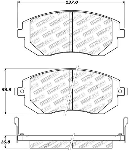 Stoptech 308 09290 Street Brake Pads