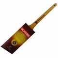 Alpha Thin Angle Sash Brush 4230-1-1 Synthetic Micro Tip Bristle With Stainless Steel Ferrule And Maple Wood Handle 2 In 