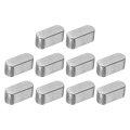 10pcs Round Ended Feather Key 5 X 12mm Carbon Steel Parallel Drive Shaft Stock Machine Keyway For Type Fastening Connection 