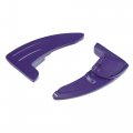 X Autohaux Pair Purple Steering Wheel Shift Paddle Shifter Extension Cover Accessories For Dodge Challenger Charger 2015-2021