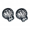 Iwowhero 2 Pcs Eaves Filter Cover Gutter Roof Downpipe Net Drainage Ditch Filtering Strainer Pp Shield Round 