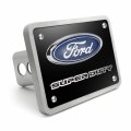 Ipick Image Made For Ford Super-duty 3d Logo Black 3 8 Thick Solid Billet Aluminum Tow Hitch Cover