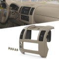 Center Dash Console Instrument Panel Cluster Lid Bezel For Nissan Frontier 2005-2020 Cover Tray 68259-zp16a 68259zp16a Brown 