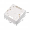 Uxcell 5pcs Wall Switch Box Electrical Outlet Mounting Cassette Single Gang