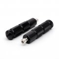 Black Cnc Aluminum Foot Pegs M8 Footrest For Honda Grom Msx125 Universal Motorcycle Bicycle Atv Scooter 8mm Mount Hole M8x1 25