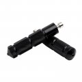 Minho Black Cnc Universal Motorcycle Bicycle Foot Pegs M8 Front Footrest Peg Footpeg For Mini Bike Parts Honda Grom Msx125 8mm