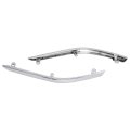 Front Bumper Molding Trim For 2014 2024 Toyota 4runner Limited Chrome Abs Plastic Replacement 5271235010 5271335010 To1046101