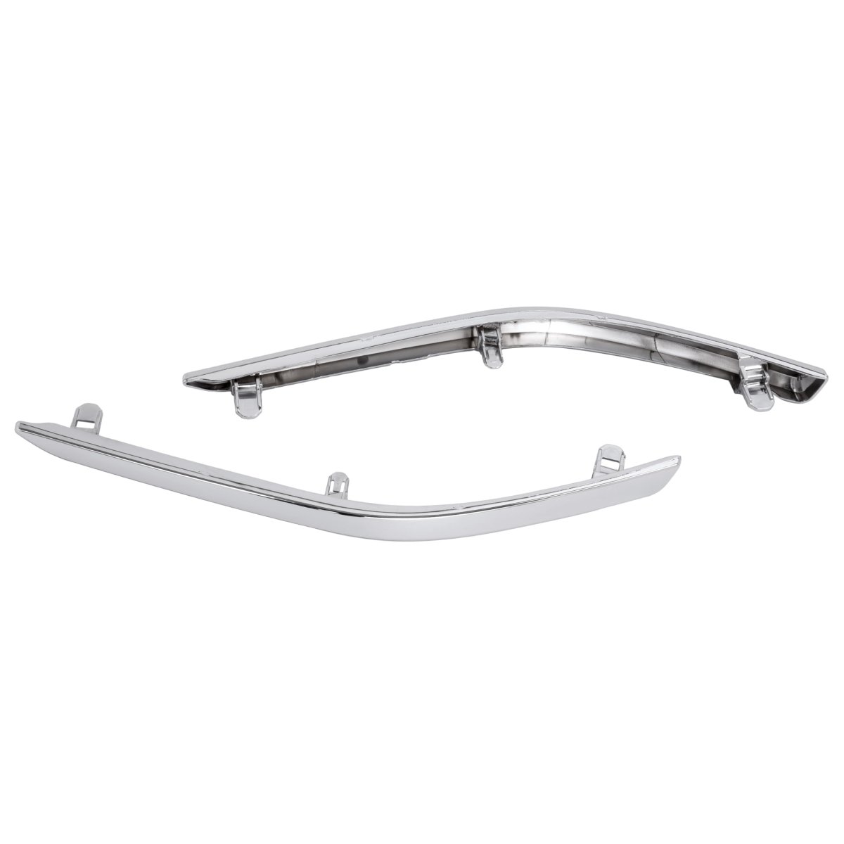 Front Bumper Molding Trim For 2014 2024 Toyota 4runner Limited Chrome Abs Plastic Replacement 5271235010 5271335010 To1046101