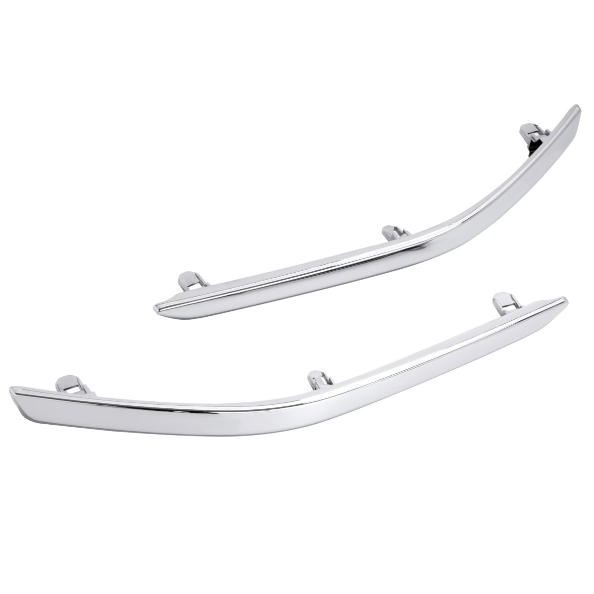 Front Bumper Molding Trim For 2014 2024 Toyota 4runner Limited Chrome Abs Plastic Replacement 5271235010 5271335010 To1046101