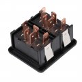 Uxcell 10 Pins Car Window Switch Dual Button Control Master Rocker Momentary Glass Lifter Dc 12v 2pcs