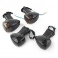 Fsfy Front Rear Turn Signals Indicator Light For Kawasaki Ninja Zx12r Zx9r Zx7r Zx6r Black