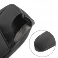 X Autohaux Pair Car Front Seat Armrest Cover Microfiber Leather Black With Line For Toyota Sienna 2005-2010
