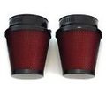 Black Red Pod Filter 54mm Set Of 2 For Honda Cb Cm400 450 Cx Gl500 650 Cb650 750 900 1000 1100 Cbx 