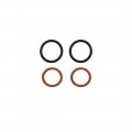 4 Pcs Kit 91370-sv4-000 91345-rda-a01 Power Steering Pump O-ring Inlet Outlet Seals For Honda Accord Civic