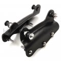 Httmt Adjustable Detachable Sissy Bar Upright Backrest With 4 Point Docking Hardware Compatible Touring Road King Glide Street