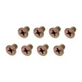 Disc Brake Rotor Retaining Screws For Acura Tlx 2015 2016 2017 2018 2019 Steel Coarse Thread Phillips Head 11mm Diameter 8 Pack 