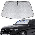 6 Layers Windshield Sun Shade For 2022 2023 2024 2025 Mercedes Benz Glc Foldable Window Visor Protector Blocks Rays And Heat 