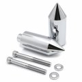 Httmt- Chrome Spike Frame Slider Crash Protector For 2007-2008 Gsxr 1000 P N Mt290-039-cd