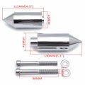Httmt- Chrome Spike Frame Slider Crash Protector For 2007-2008 Gsxr 1000 P N Mt290-039-cd