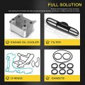 A-premium Engine Oil Cooler Kit Compatible With Ford Trucks F-250 Super Duty 03-07 F-350 E-350 Club Wagon 04-05 04-10 Excursion