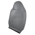 Gray Artificial Leather Seat Cover Replacement For 2001-2007 F250 F350 F450 F550 Xl Truck Front Driver Side Top Lean Back 