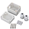 Outdoor Indoor Plastic Waterproof Electric Project Box Clear