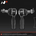 A-premium 2 X Front Outer Tie Rod Ends Compatible With Nissan Frontier 98-04 Pathfinder 96-04 Armada 04 Xterra 00-04 X-trail