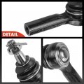 A-premium 2 X Front Outer Tie Rod Ends Compatible With Nissan Frontier 98-04 Pathfinder 96-04 Armada 04 Xterra 00-04 X-trail