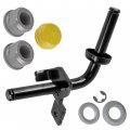 Caltric Left Steering Spindle Bushing Kit Compatible With John Deere La115 La120 La130 La135 La140